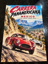 Carrera Panamericana Vintage Mexican Road Racing 13x19 Poster picture
