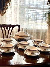 Vintage Soup Tureen bowl plate Set Porcelain Winterling Bavaria Kirchenlamitz picture