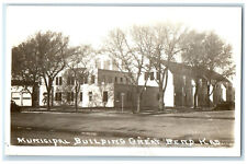 c1920's Municipal Building Great Bend Kansas KS Unposted RPPC Photo Postcard picture