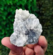 Natural Apophyllite on Chalcedony Mineral Specimen picture