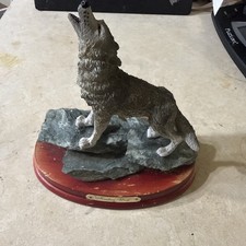 Vintage Original Artmark Marlo Collection Timber Wolf Figurine 1995 picture