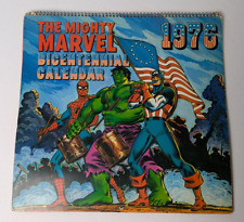 Mighty Marvel Bicentennial Calendar 1976 Captain America, Avengers picture