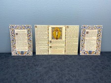 BEAUTIFUL TRAVEL SIZE ALTAR CARDS + TRADITIONAL LATIN MASS CARDS  picture