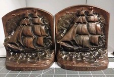Pair of Vintage H. L. Judd Co. Cast Iron 