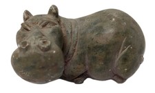 VTG Resting Hippo Shona Sculpture Soapstone picture