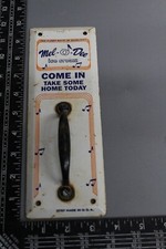 MEL-O-DEE ICE CREAM DOOR PULL HANDLE STAMPED PAINTED METAL SIGN 10