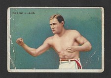 c1910's T227 Honest Tobacco Card - Series of Champions - Boxer Frank Klaus picture