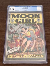 Moon Girl #2 (1947). CGC 3.5. EC. Moon Girl Battles Futureman. Johnny Craig c/a. picture