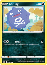 KOFFING C 075/159 CROWN ZENITH POKEMON LP picture
