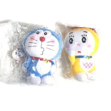 Doraemon Dorami 2pc Collectible Plush Mascot Soft Figure 14+ New Open Bag Rare picture