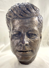 1964 John F Kennedy Statue Head Bust PRESIDENT Historical JFK Austin Schillaci picture