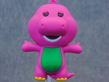 Mattel NEW * Barney Dinosaur Clip * Blind Bag  Anniversary Key Chain Monogram picture