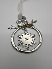 Snowman Christmas Ornament Personalized For Dad picture