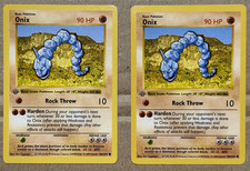 Onix 56/102 1st Edition 1999 Pokémon TCG Base Set (Shadowless) WOTC - Near Mint picture