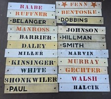 Vintage Cleveland Union Terminal CUT Railroad Employee Crew Name Boards Lot picture