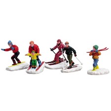 Lemax Winter Fun Figurines, Set Of 5 92357 picture