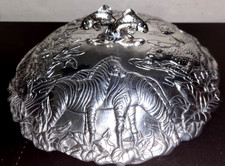 Arthur Court Endangered Animals Domed Fish Lid Only Replacement picture