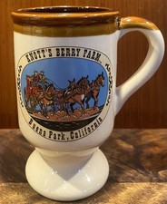 Vintage Knotts Berry Farm Coffee Mug  Stagecoach Irish Coffee Mug Rare Taiwan picture