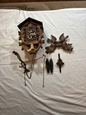 Vintage Cuckoo Clock  West Germany parts or repair Untested picture