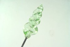 GORGEOUS GREEN VENETIAN GLASS HATPIN HP-207 picture