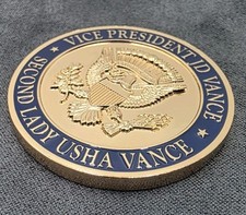 Rare & Authentic Vice President JD Vance Thanksgiving 2025 Challenge Coin picture