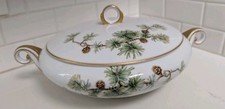 Vintage Ancestral Spring Glory Soup Tureen Covered Serving Dish Cherry Blossom picture