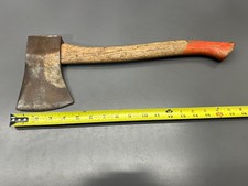 (H1) VINTAGE EVANSVILLE DEFENDER LARGE CAMP CAMPING HATCHET BOY SCOUTS VGC USA picture