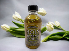 Holy Hyssop Bath Oil Protect Ritual Magick Wicca Pagan Brand NEW 4 Oz. picture