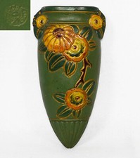 Wall Pocket Older Pottery Maker Unknown To Seller (8