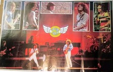 Vintage Original REO Speedwagon Poster Concert Band Shot picture