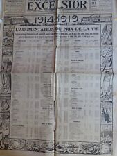 1915 1919 LIFE DEAR INFLATION INCREASE 8 OLD NEWSPAPERS picture