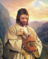 Jesus Christ 8x10 Photo Picture The Good Shepherd Christian Art 2 picture