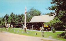 1971 MI Ore Creek Camp Totem Pole Detroit Boy Scouts of America postcard BS1 picture