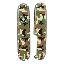 New Victorinox 91mm HANDLE / SCALE  2 Piece KIT  in Timber Camo picture