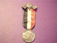 1912 Roanoke VA Knights of Maccabees Medal Ribbon Whitehead Hoag Fraternal picture