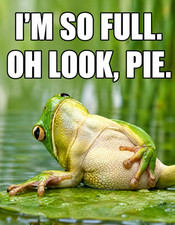 Funny Frog refrigerator magnet 3 1/2x 4 1/2 picture