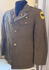 Pre WWII US Army m1926 Spec 8-31B Service Coat  1st Cavalry Regt, 7th CAV BDE picture
