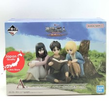 RARE Attack on Titan Ichiban Kuji 2024 Eren Mikasa Armin Figure from JAPAN picture