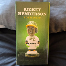 BDA Sports Rickey Henderson Oakland Athletics Baseball Bobblehead 2024 picture