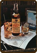1978 MOUNT GAY Eclipse Barbados Rum Vnt-Look ** DECORATIVE REPLICA METAL SIGN ** picture