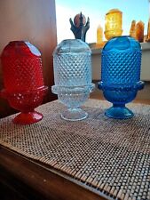Viking Fairy Lamps Set Of 3 Red White And Blue🇺🇸 picture