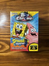 2025 Topps Chrome SpongeBob SquarePants 25th Anniversary Blaster Box - Sealed picture