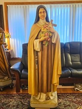 Antique Statue Of Saint Therese (The Little Flower) Made By Daprato Statuary Co. picture