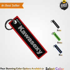 Elegant Double-Sided Keychain for Kawasaki Motorcycles & Cars - Custom Fit picture