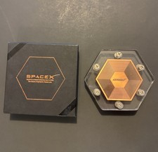 RARE SPACEX AUTHENTIC EMPLOYEE COLLECTIBLE MEDALLION - BRONZE 2022 MILESTONES picture