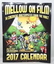 Rare MELLOW MUSHROOM On Film WALL CALENDAR 2017 Pizza Bakers picture