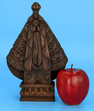 Vintage Hand Carved Palo Santo Wood Virgin of Juquila - Santos Figurine picture
