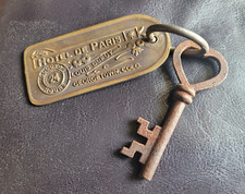 Historic Hotel De Paris Brothel Room Brass Tag Key Antique Look Western Tag Key picture