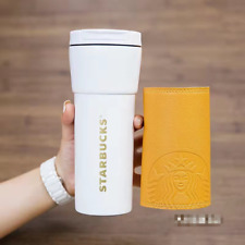 Nice Starbucks Hand-held  Stainless Steel Thermos Portable Coffee Cup 401-500ml picture