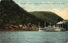 1916 Hudson River,NY Day Boat Albany Passing Old Strom King Steamer New York picture